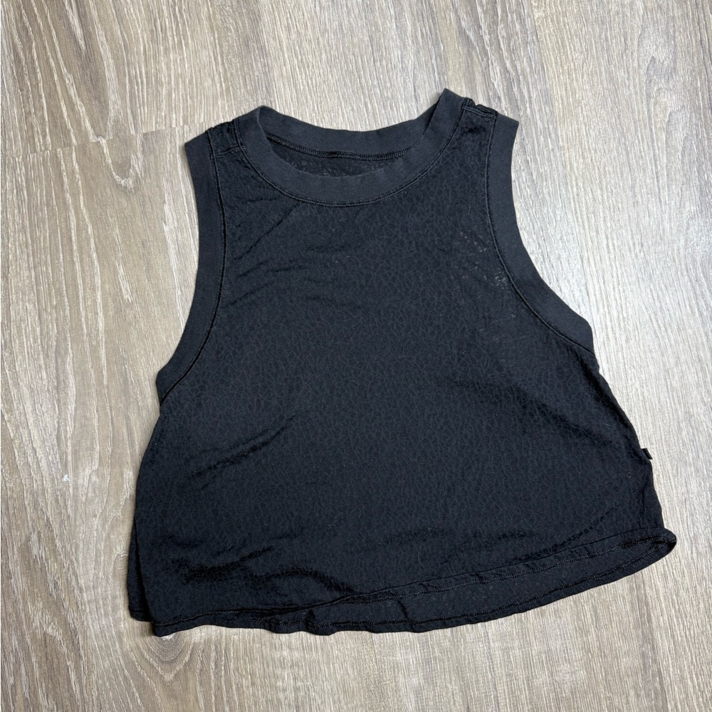 Lululemon Mesh Black Workout Top